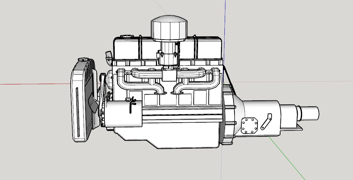 Fichier Stl Moteur 6 Cylindres Essence Pour Scale 110・objet Pour Impression 3d à Télécharger